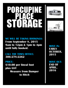 PP Storage @ Porcupine Place