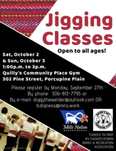FREE Jigging Classes @ Quilly's Community Place - Gymnasium