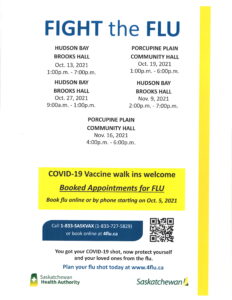 Flu Clinic @ Porcupine Plain Community Hall