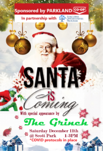 Santa Clause is Coming to Town! @ Scott Park