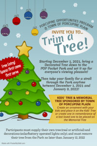 Trim a Tree! @ POP Pocket Park (beside the Town Office)