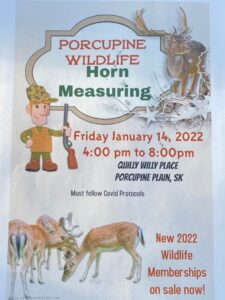 Wildlife Club Horn Measuring @ Quilly's Community Place