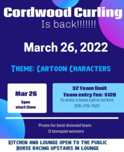 Cordwood Curling @ Chase Place Arena