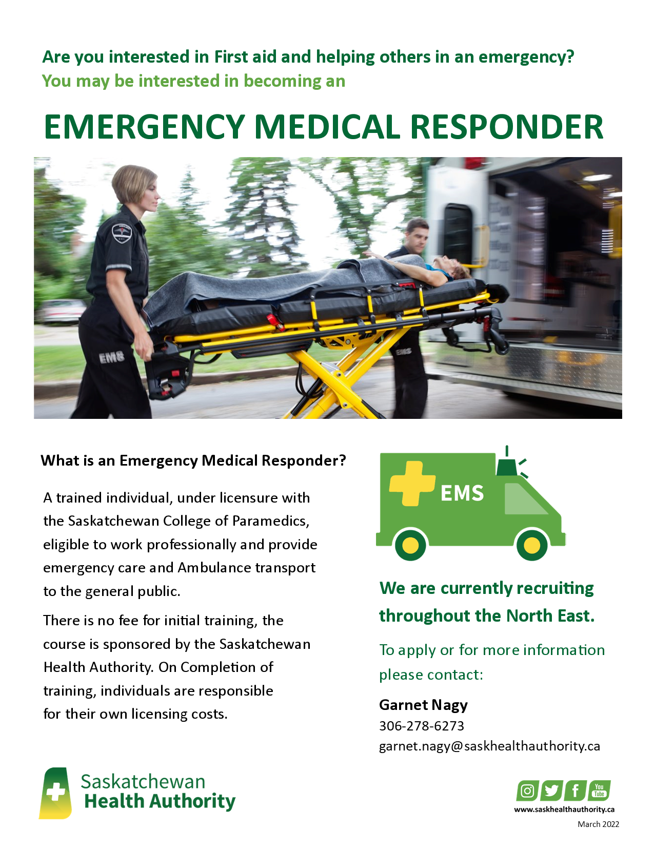 Job Posting Porcupine Plain