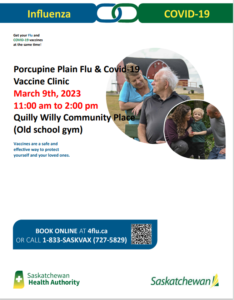 Flu & Covid-19 Vaccine Clinic @ Quilly's Community Place (QCP) - Gymnasium