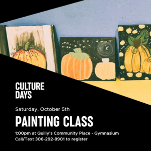 Culture Days:  Painting Class @ Quilly's Community Place (QCP) - Gymnasium