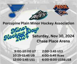 Minor Hockey Day @ Chase Place Arena