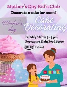 Kids Club Cake Decorating @ Parkland Co-op Food Store