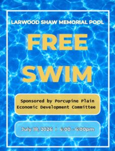 Free Swim! @ Larwood Shaw Memorial Pool