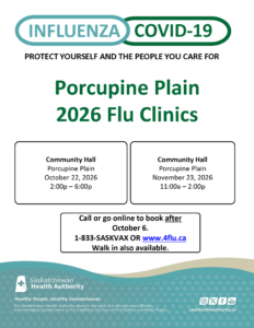 Flu Clinic @ Porcupine Plain Community Hall